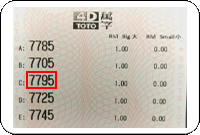 Winning Ticket Toto 4D Consolation Prize - 22 September 2024